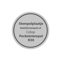 Tekstplaatje Colop Pocket Stamp R30