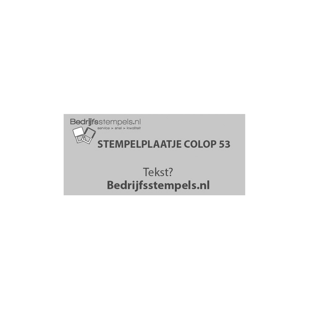 Stempelplaatjes Colop Printer 53