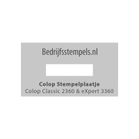 Stempelplaatje Colop 2360 & 3360