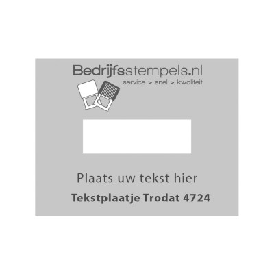 Stempelplaatje Trodat Printy 4724/D