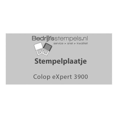 Stempelplaatje Colop eXpert 3900