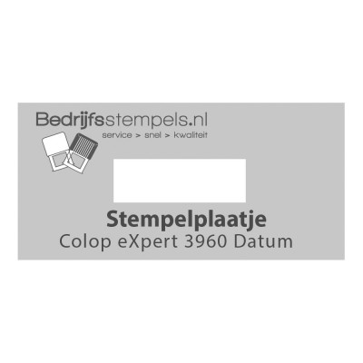 Stempelplaatje Colop eXpert 3960