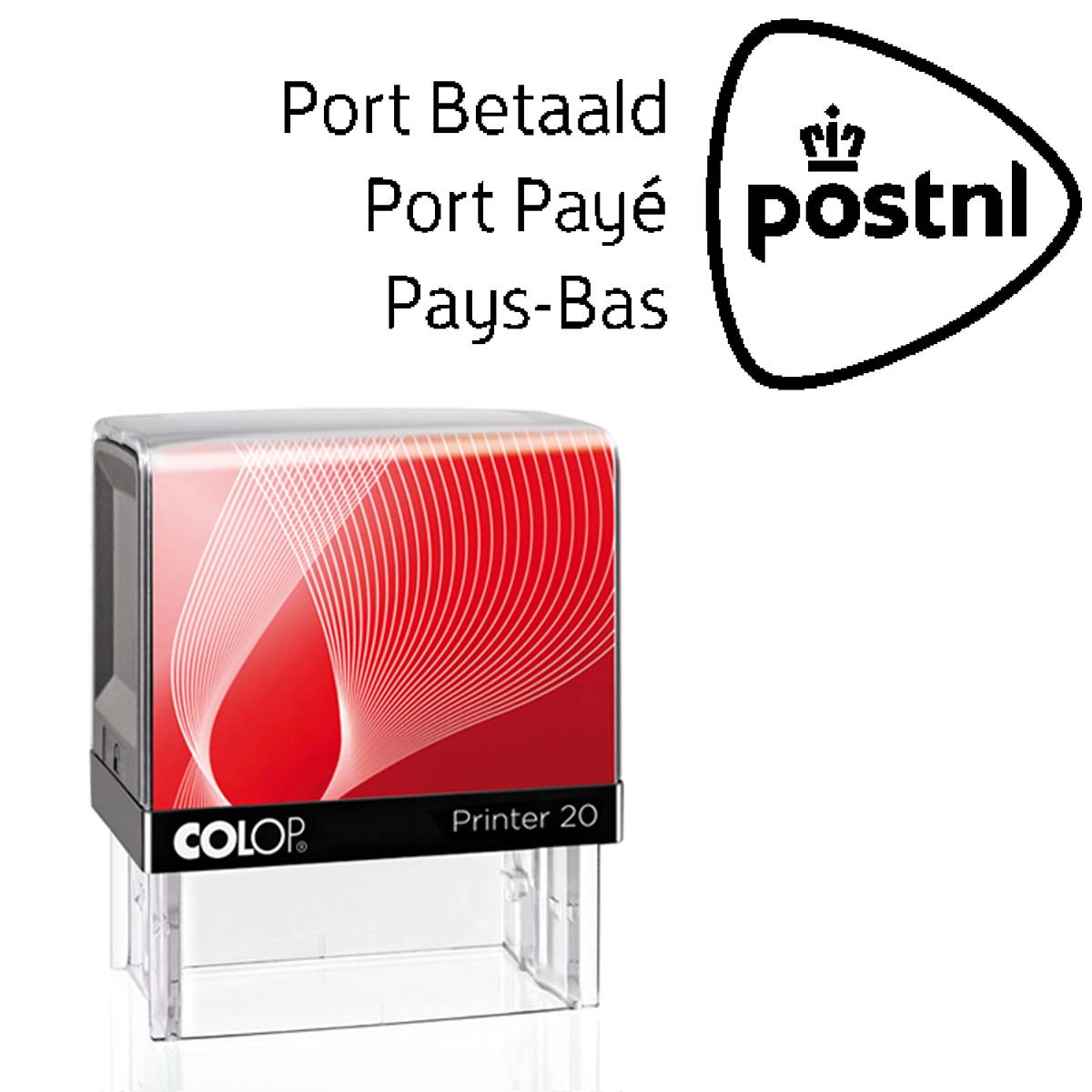 Colop PostNL stempel Port Betaald internationaal en nationaal