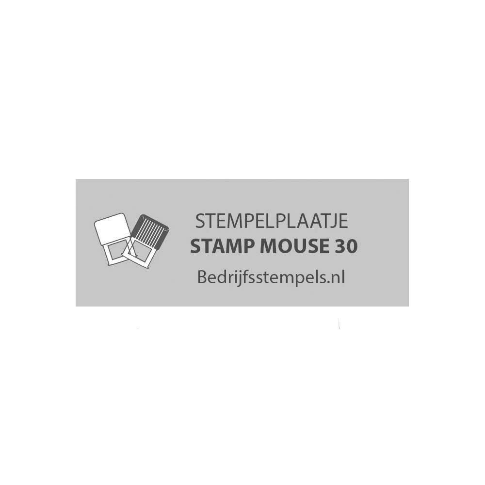 Tekstplaatje Colop Stamp Mouse 30