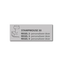 Stempelplaatje stampmouse 30 stempel