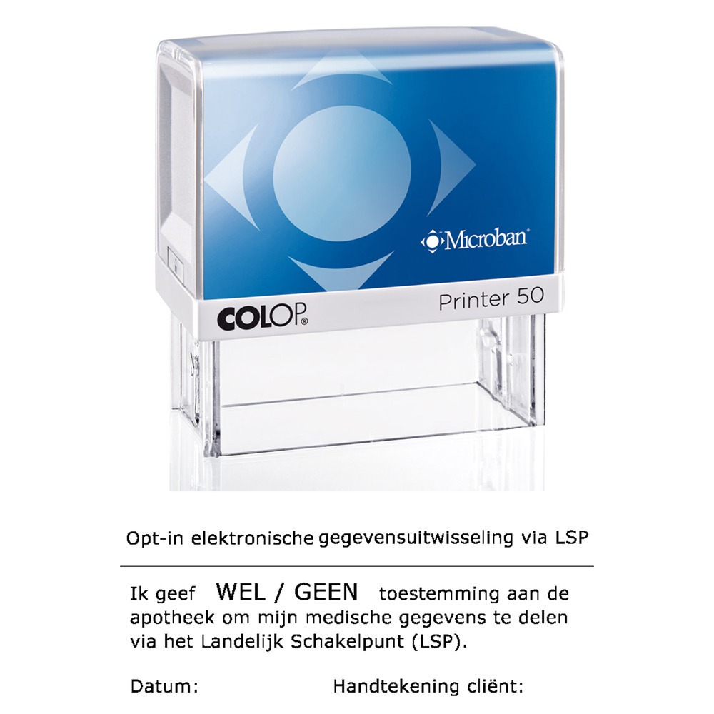 Colop Printer 50 Microban LSP stempel
