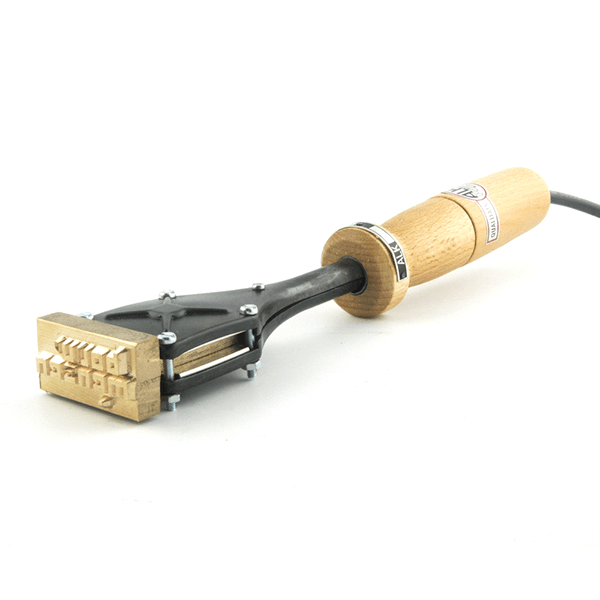 Brandstempel ALK 6 (400 Watt) 75 x 50 mm.