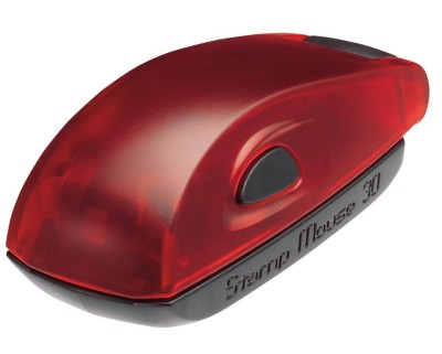 Stamp Mouse 30 montuur rood