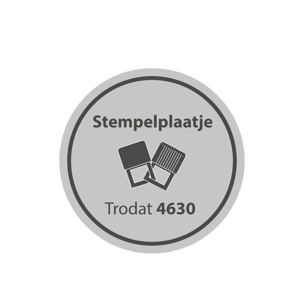 Stempelplaatje Trodat Printy 4630