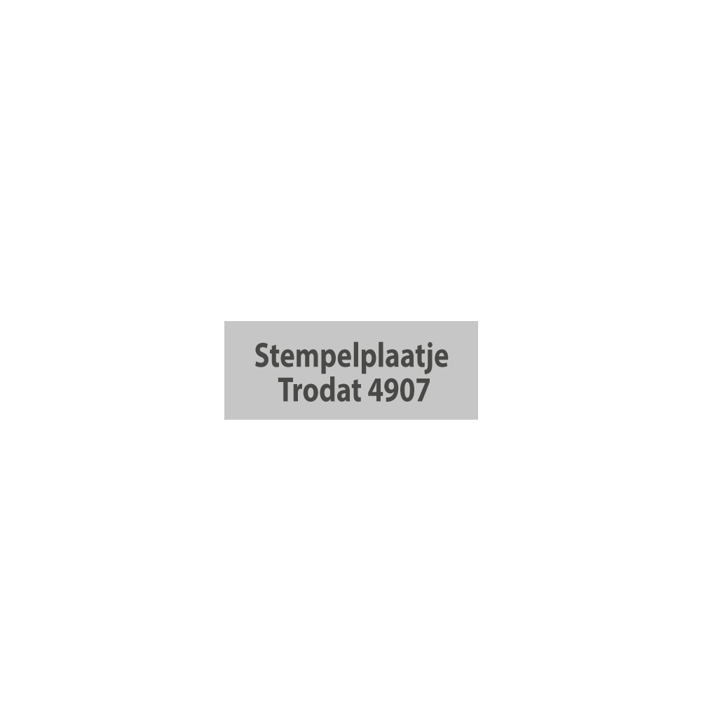 Stempelplaatje Trodat Printy 4907