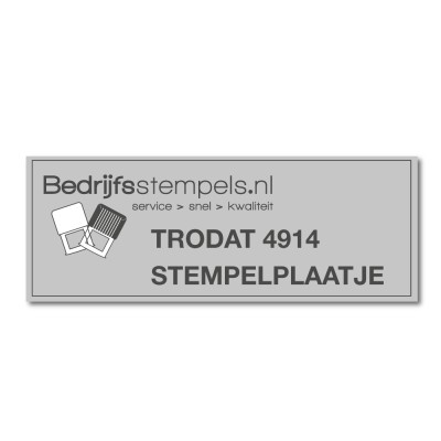 Stempelplaatje Trodat Printy 4914