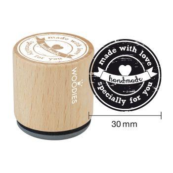 Handmade stempel Houten handstempel "Woodies" | Specially for you