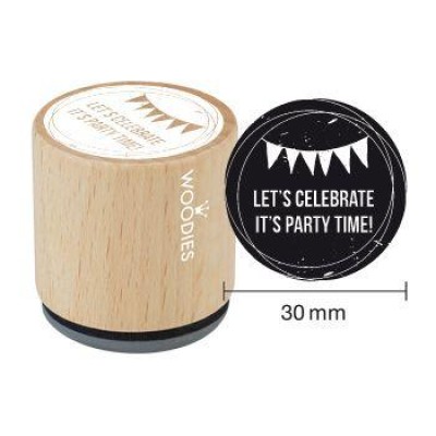 Uitnodiging stempel Houten handstempel "Woodies" | Let's Celebrate