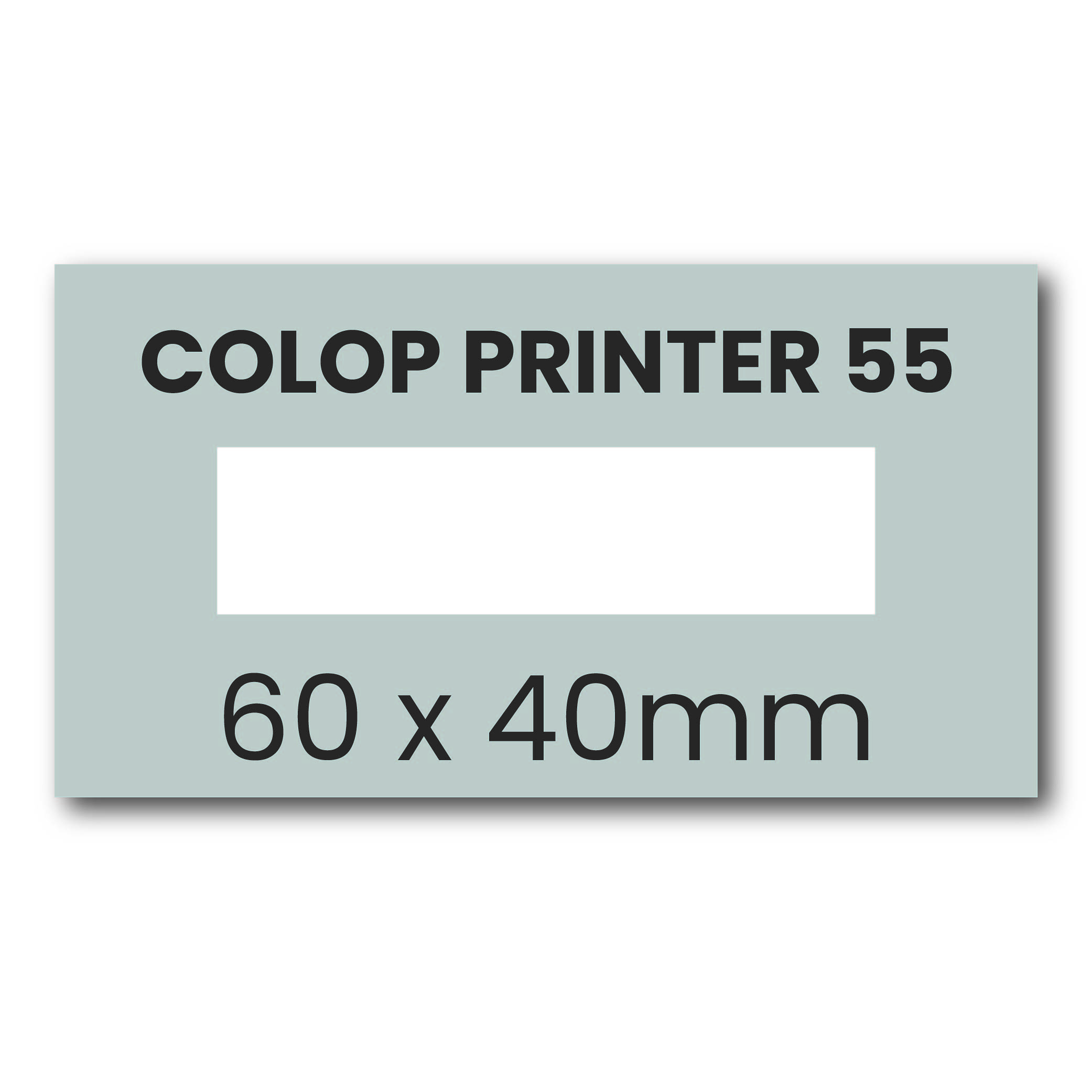 Stempelplaatje Colop Printer 55 Datum