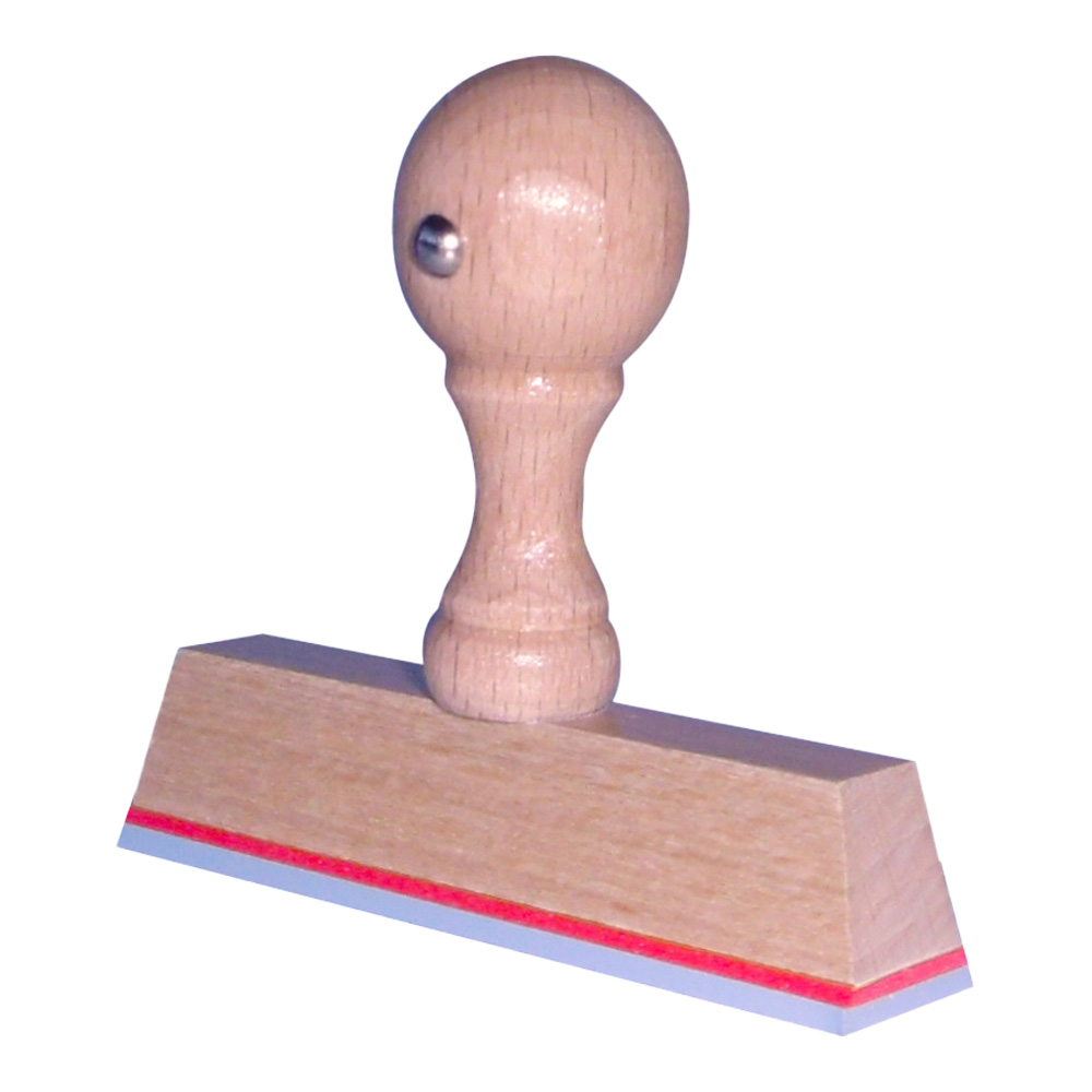 Houten Handstempel 80 x 15 mm