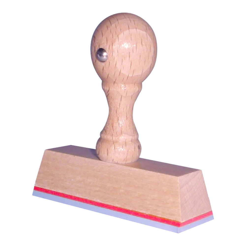 Houten Handstempel 70 x 20 mm