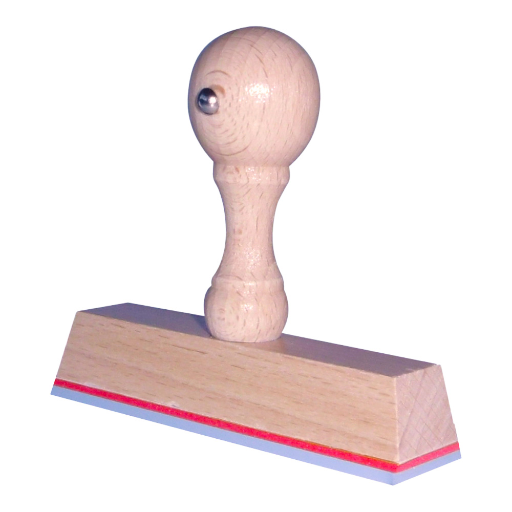 Houten Handstempel 90 x 20 mm