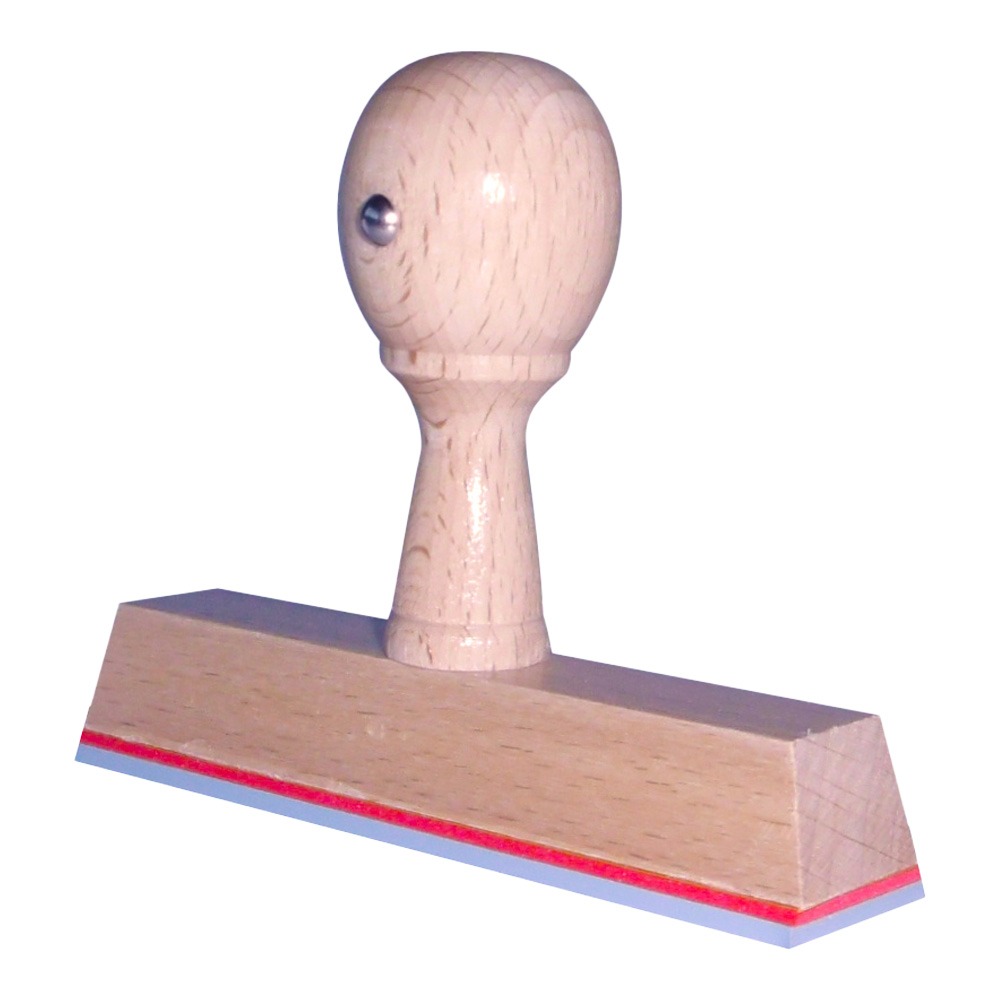 Houten Handstempel 100 x 20 mm