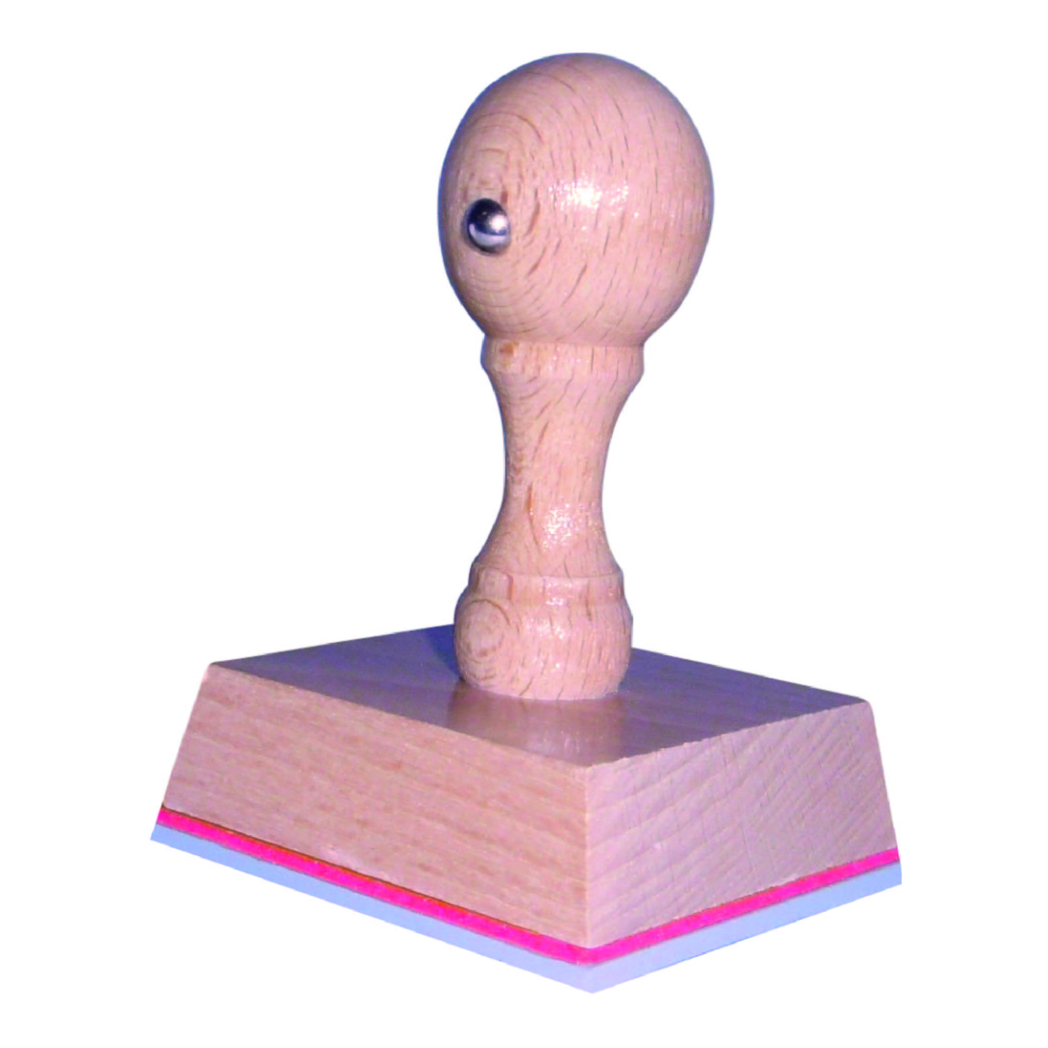 Houten Handstempel 45 x 25 mm