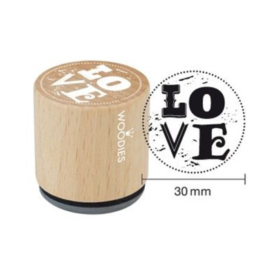 Houten handstempel "Woodies" | Love