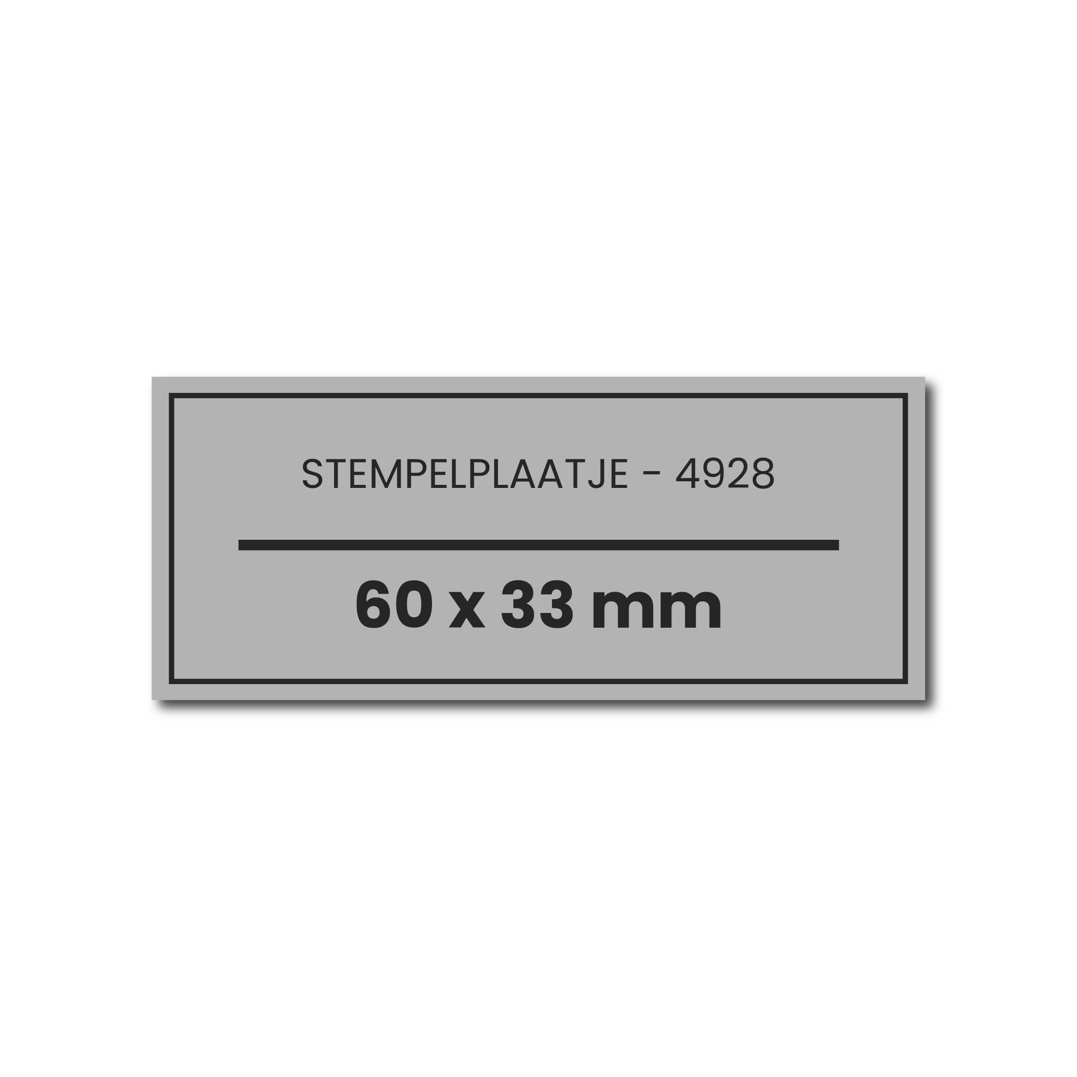 Trodat Printy 4928 Tekstplaatje