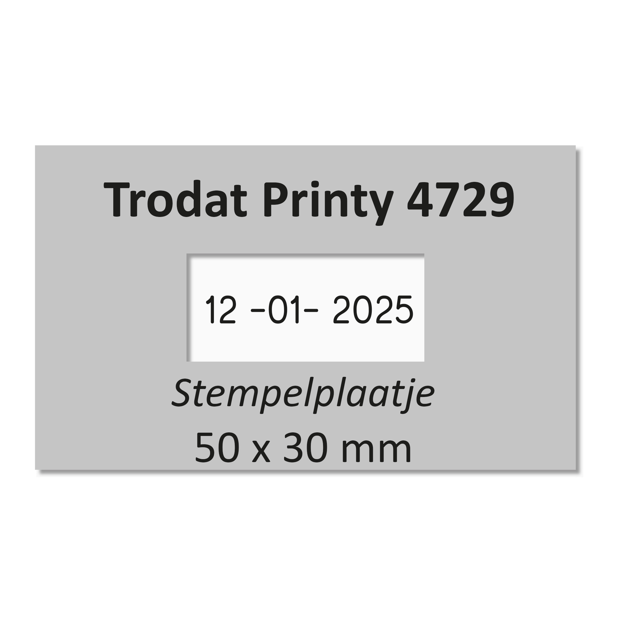 Stempelplaatje Trodat Printy 4729/D