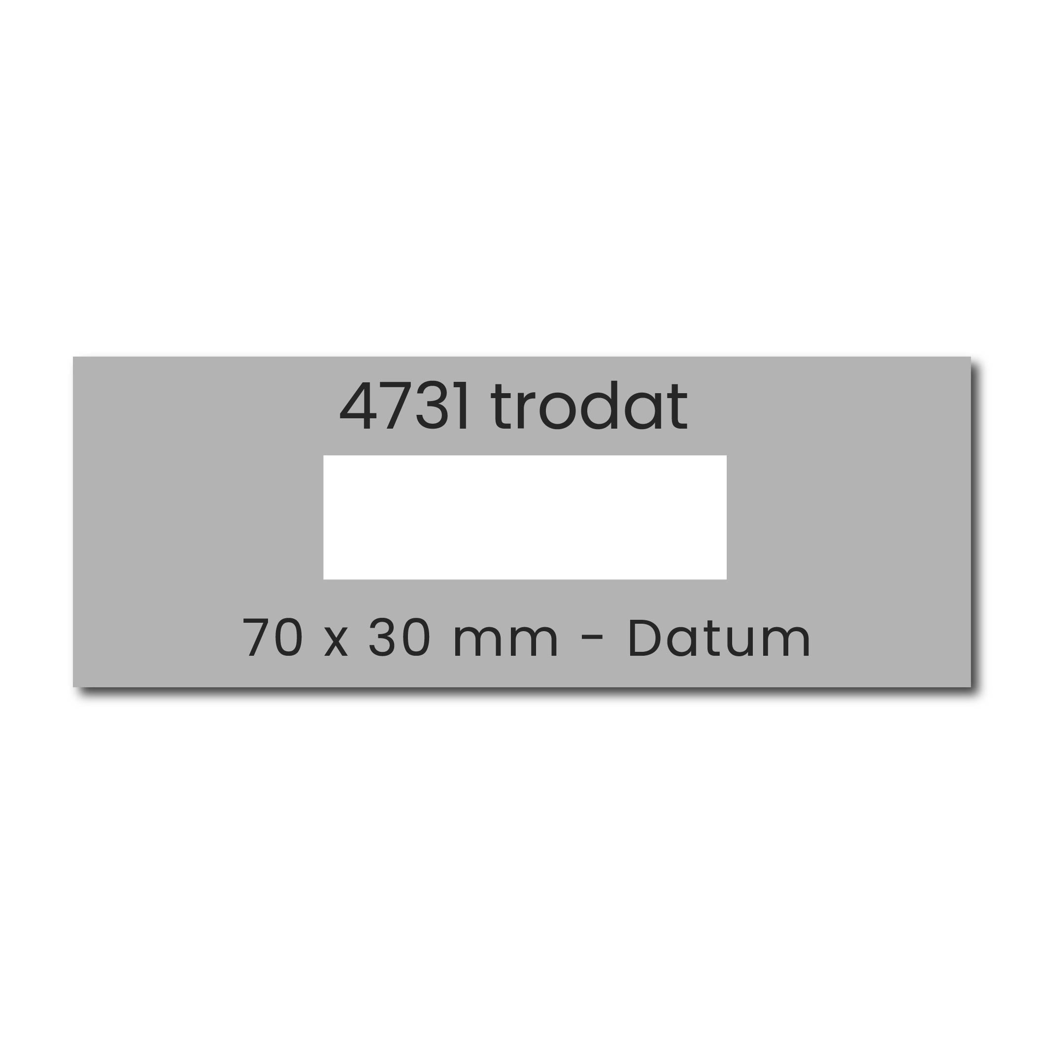 Trodat Printy 4731/D stempelplaatje