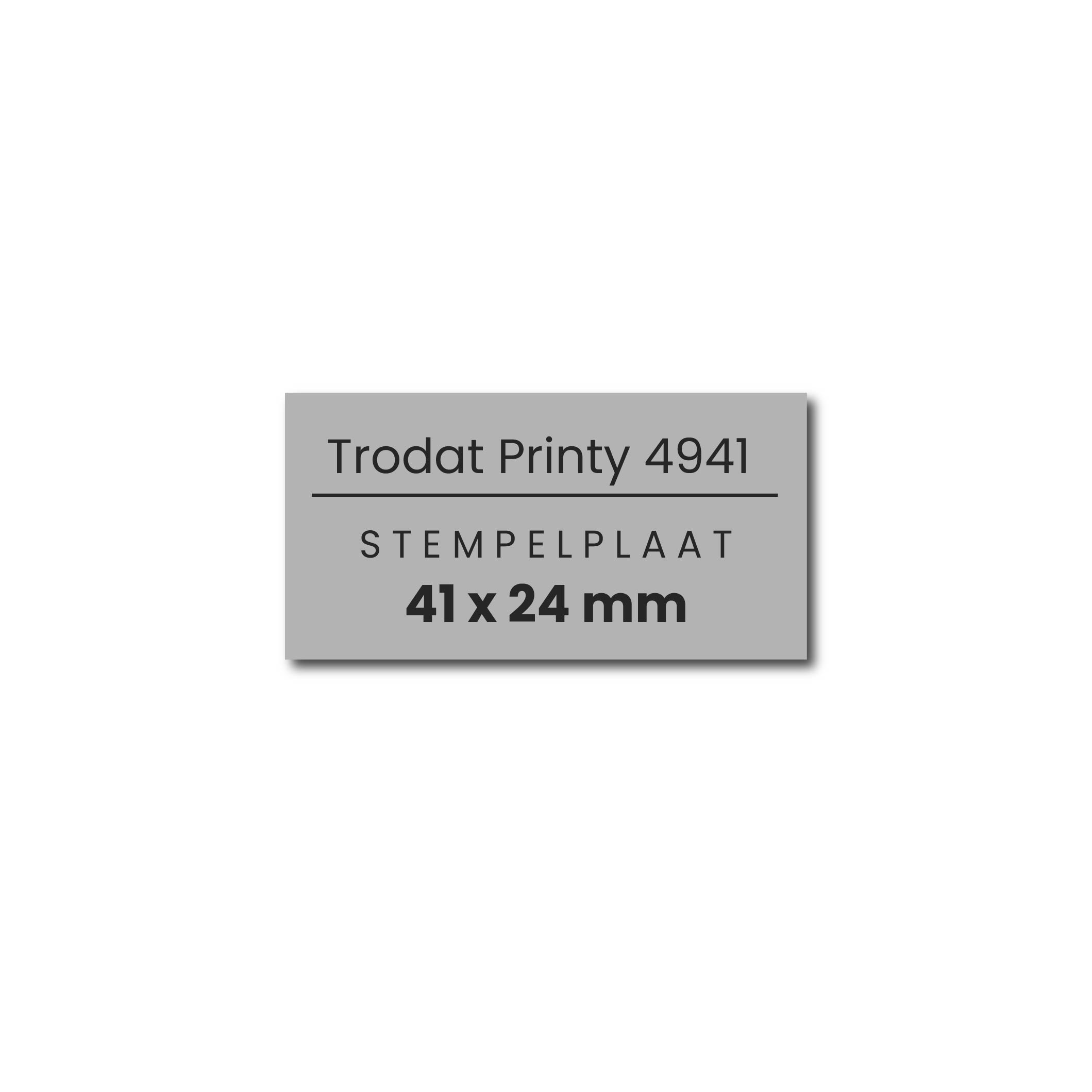 Trodat Printy 4941 tekstplaatje