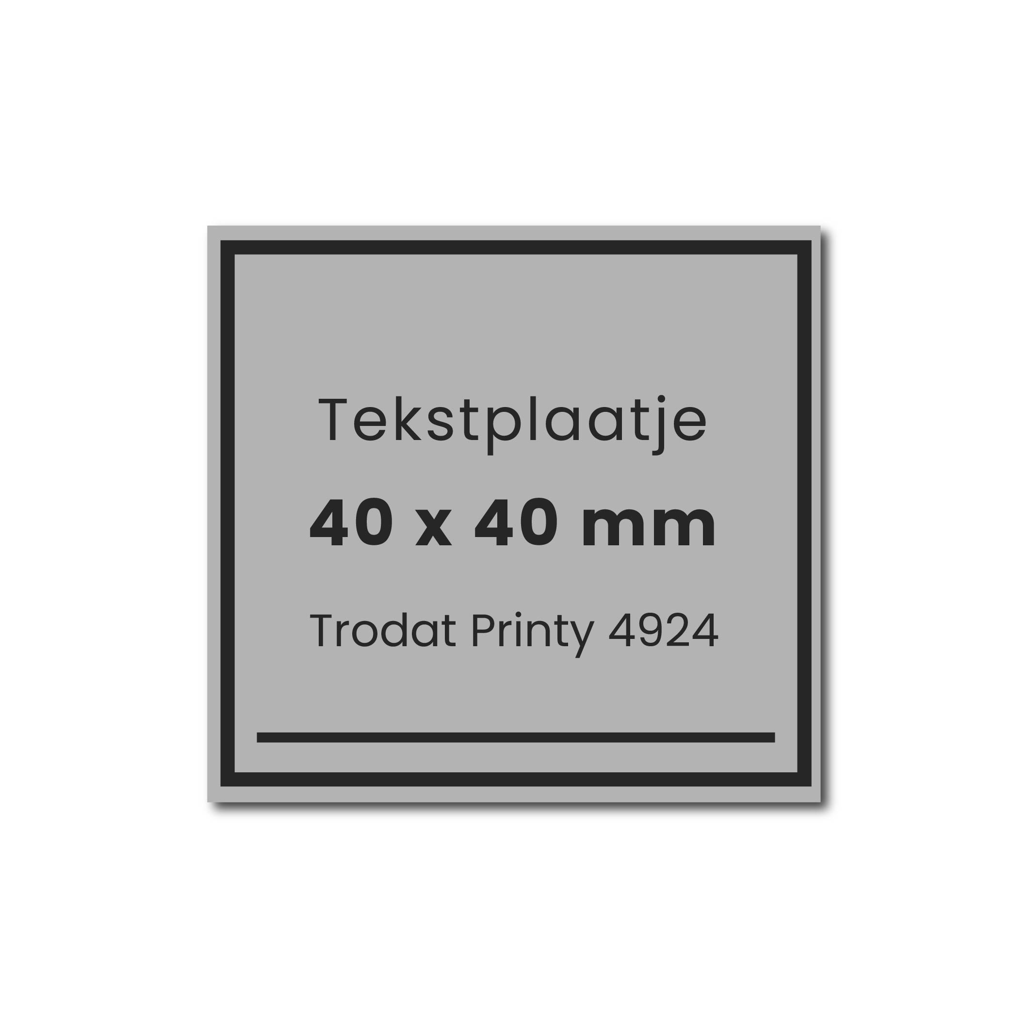 Trodat Printy 4924 Tekstplaatje