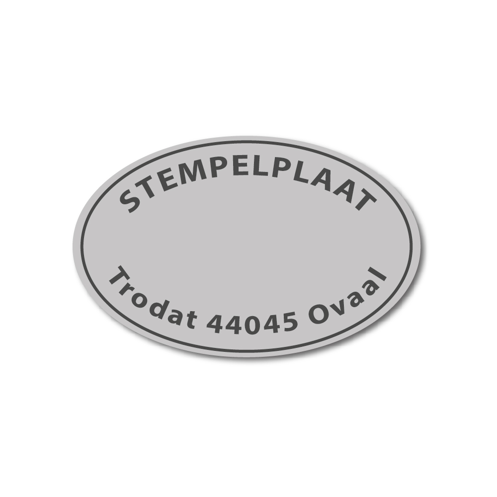 Stempelplaat Trodat Printy Ovaal 44045