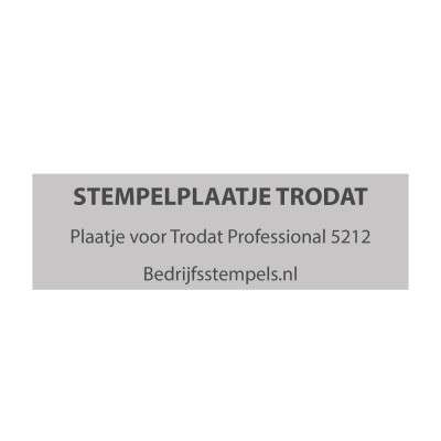 Stempelplaat Trodat Professional 5212