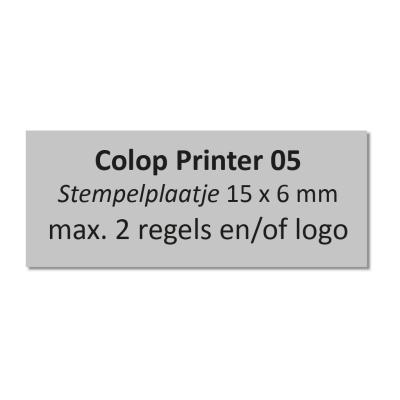 Stempelplaatje Colop 05