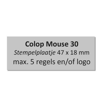 Tekstplaatje Colop Stamp Mouse 30