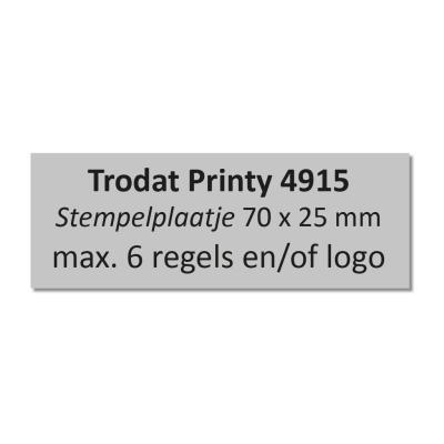 Trodat Printy 4915 Tekstplaatje