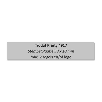 Trodat Printy 4917 Tekstplaatje