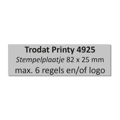 Trodat Printy 4925 Stempelplaatje
