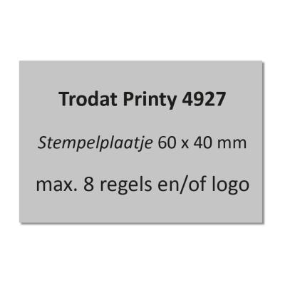 Trodat Printy 4927 Tekstplaatje