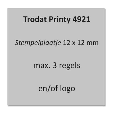 Trodat Printy 4921 stempelplaatje