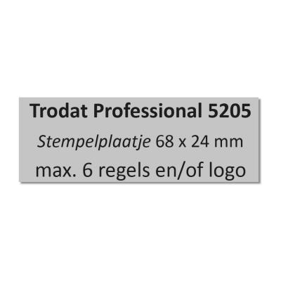 Trodat Professional 5205 stempelplaatje