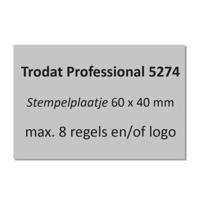 Trodat Professional 5274 stempelplaat