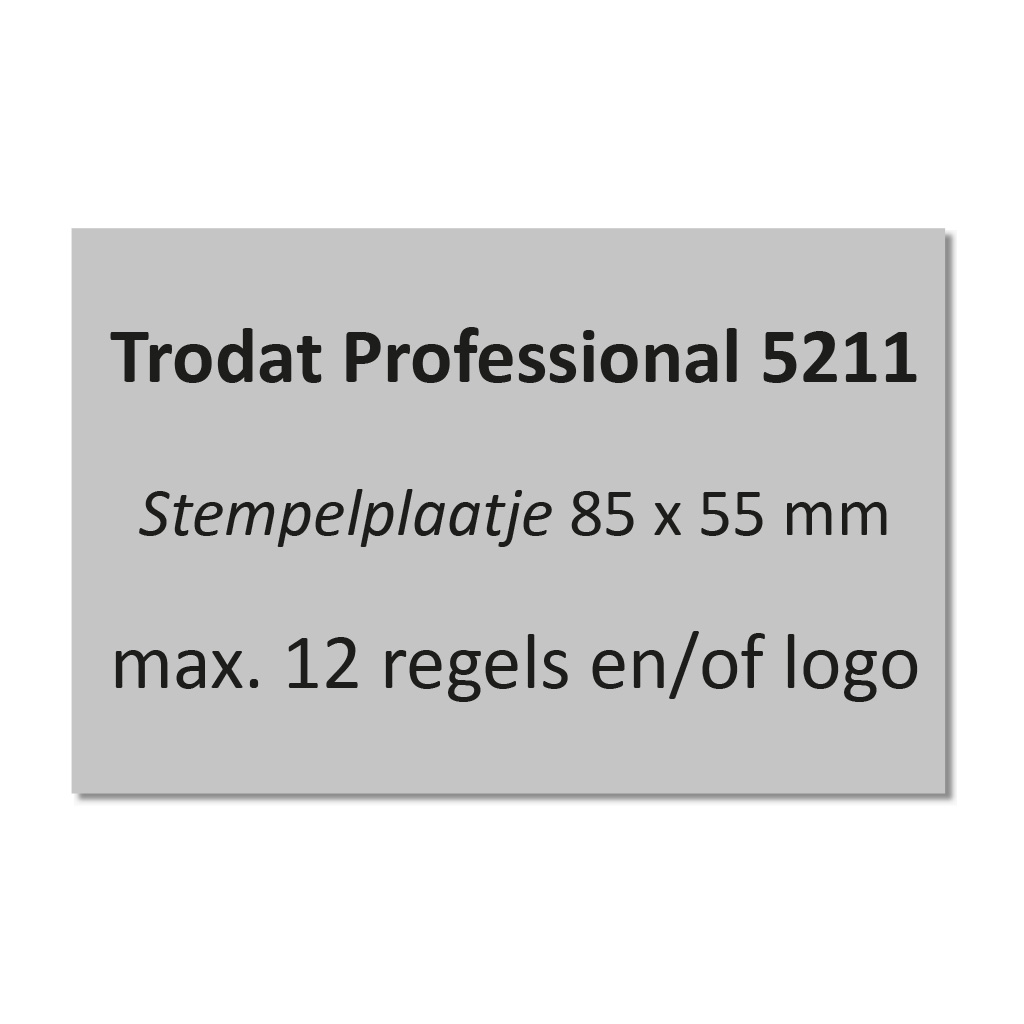 Trodat Professional 5211 tekstplaatjes