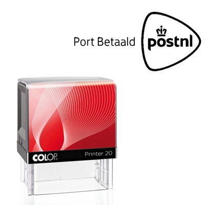 PostNl Port Betaald stempel nationaal. Zelf-inktende Colop stempel