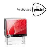 PostNl Port Betaald stempel nationaal. Zelf-inktende Colop stempel