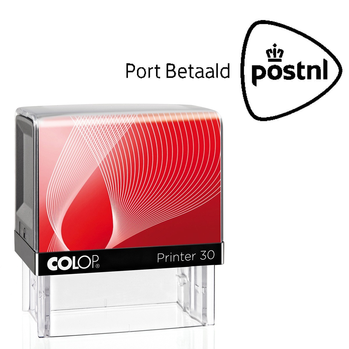 PostNl Port Betaald stempel nationaal. Zelf-inktende Colop stempel