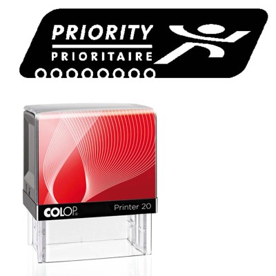 Colop zelf-inktende Priority stempel PostNL