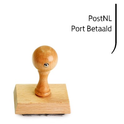 PostNL handstempel Port betaald stempel