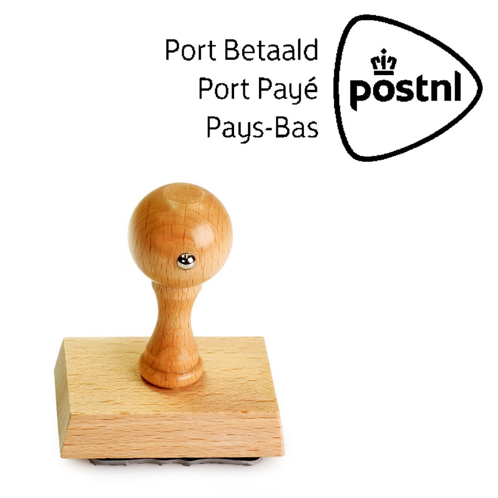 Handstempel PostNL Port betaald