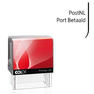 PostNL Port betaald zelfinktende stempel