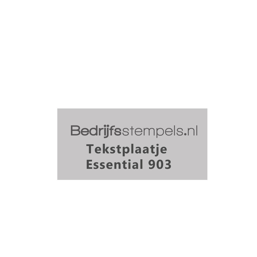 Shiny Essential 903 tekstplaatje