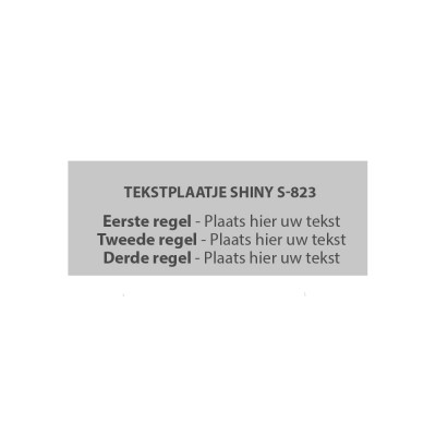 Shiny Printer S-823 tekstplaatje